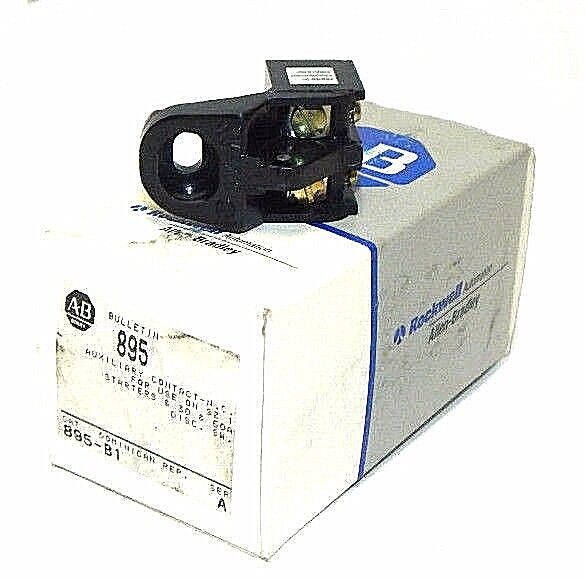 NIB ALLEN BRADLEY 895-B1 SERIES A, AUXILIARY CONTACT 30/60 AMP