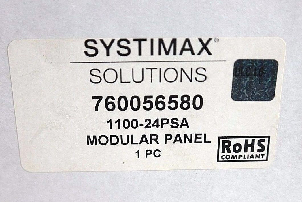 NIB COMMSCOPE SYSTIMAX SOLUTIONS 1100-24PSA MODULAR PANEL 760056580