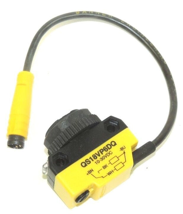 NIB BANNER QS18VP6DQ WORLD-BEAM QS18 SERIES SENSOR 61655, 10-30VDC