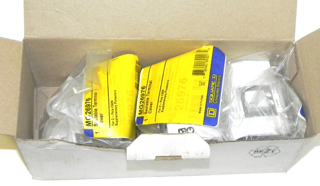 NIB SQUARE D MG26976 SEALABLE TERMINAL COVER FOR 2-POLE C60N (BOX OF 3)