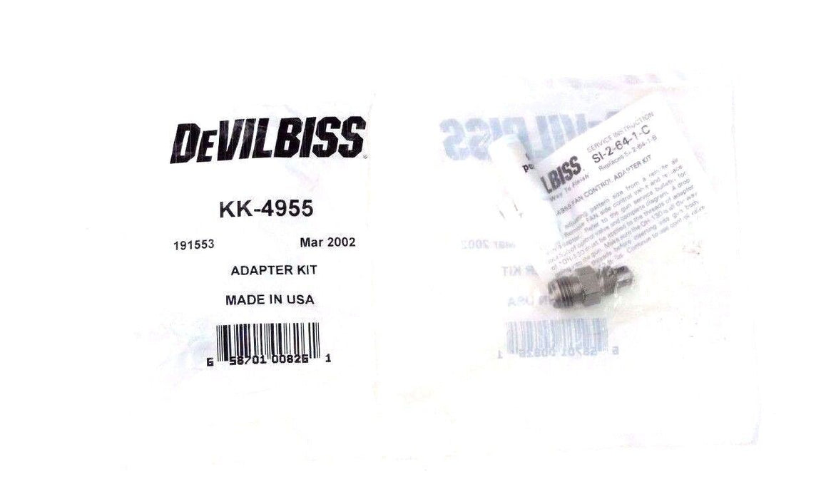 2 NIB DEVILBISS KK-4955 FAN CONTROL ADAPTER KITS 191553, KK4955