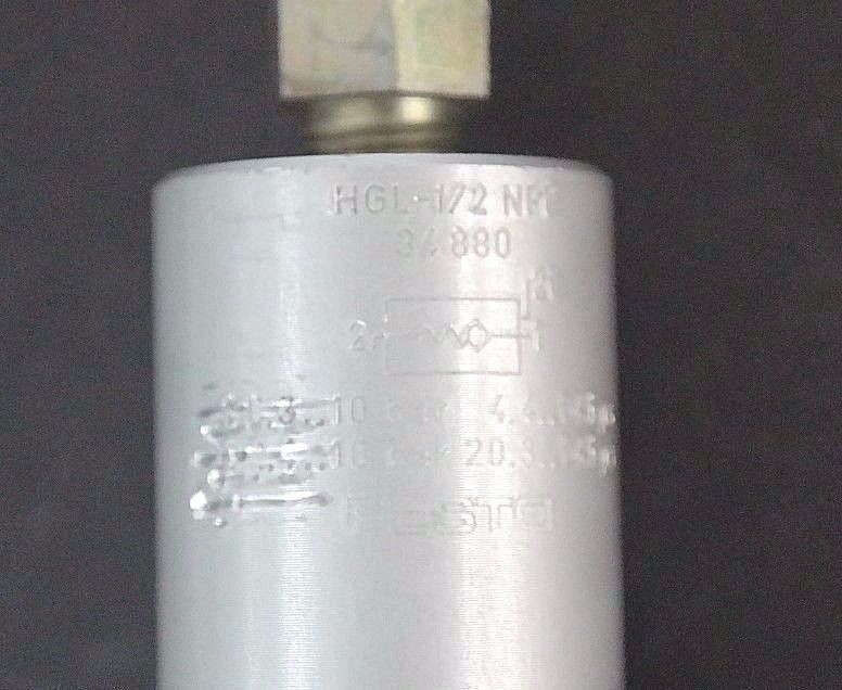 FESTO HGL-1/2 NON RETURN CHECK VALVE 1/2" NPT