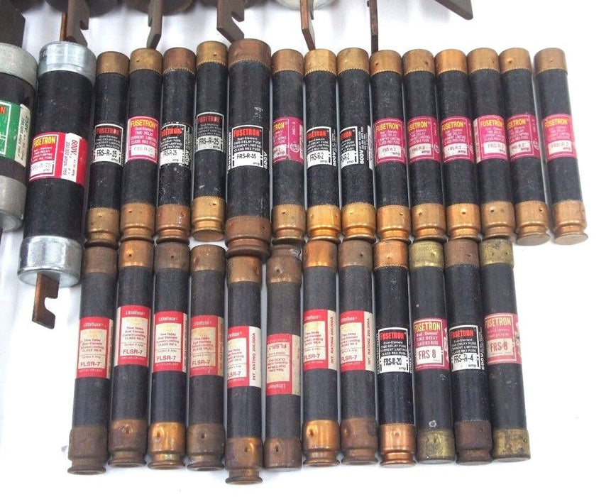 LOT OF 60 ASSORTED FUSES SEE DESCRIPTION FOR FULL LIST