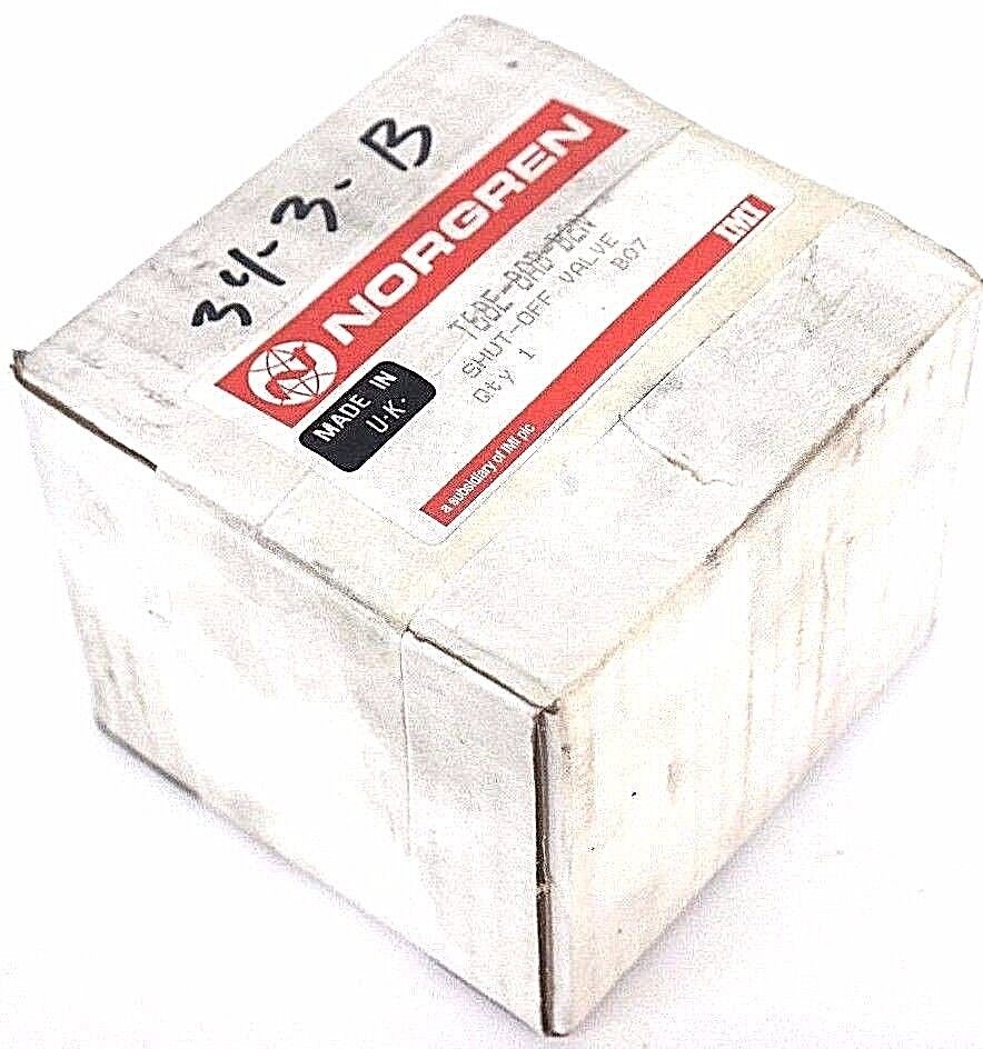 NIB NORGREN T68E-8AB-B2N SHUT-OFF VALVE T68E8ABB2N - FACTORY SEALED