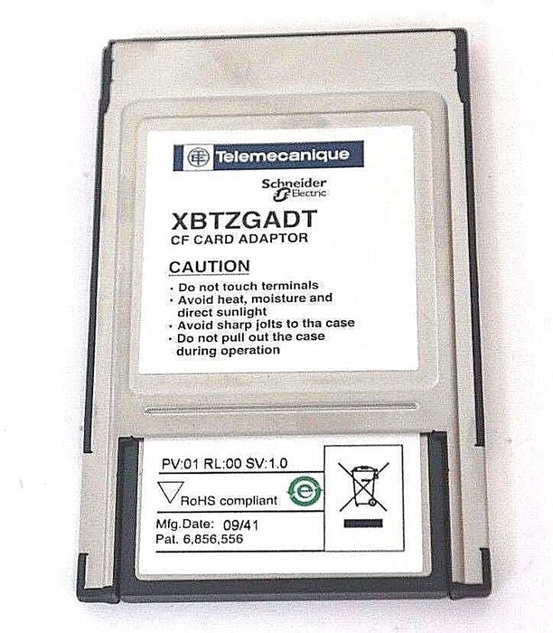 NIB SCHNEIDER XBTZGM128 128M CF CARD MEMORY COMPACT FLASH XBTZGADT CF CARD