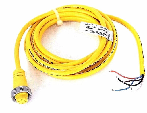 NEW DANIEL WOODHEAD 61367NB CORDSET 300 VOLT, 5.6AMPS, 18AWG/5, E83208