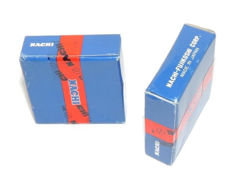 LOT OF 2 NEW FACTORY SEALED NACHI 6201 BEARINGS 000717