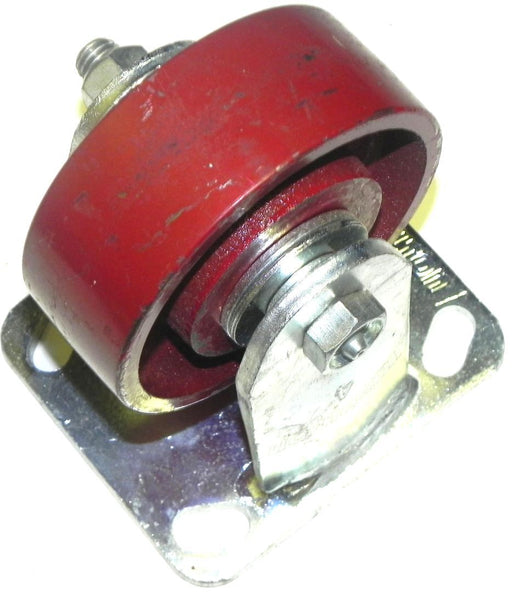 NEW HAMILTON NON-SWIVEL IRON  CASTER WHEEL 4-1/2"X4"