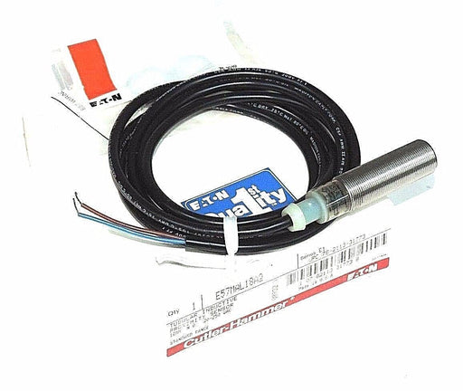 NIB EATON CUTLER HAMMER E57MAL18A2 TUBULAR INDUCTIVE PROXIMITY SENSOR SERIES E1