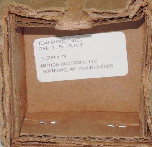 NIB MOTION CONTROLS D-49SENC SL1.5 RA1 PNEUMATIC CYLINDER