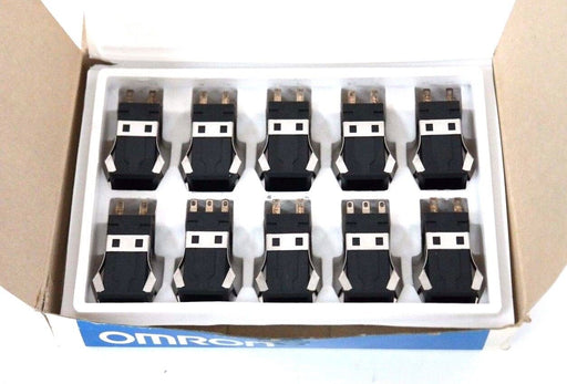 BOX OF 10 NEW OMRON A3SA-7010 LIGHTED PUSHBUTTON LAMP SWITCHES A3SA7010