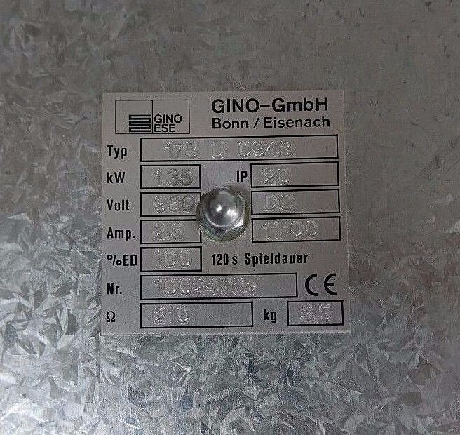 NIB GINO ESE 175U0943 RESISTOR WIRE WOUND 175-U-0943 NR. 1002476C  210OHM