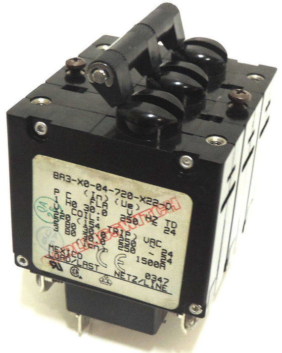 NEW CARLING TECHNOLOGIES BA3-X0-04-720-X22-D CIRCUIT BREAKER W/ SLEEVE