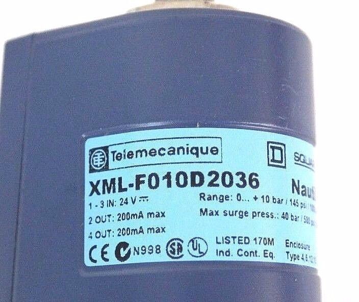NIB TELEMECANIQUE XML-F010D2036 DUAL STAGE ELECTRONIC PRESSURE SWITCH