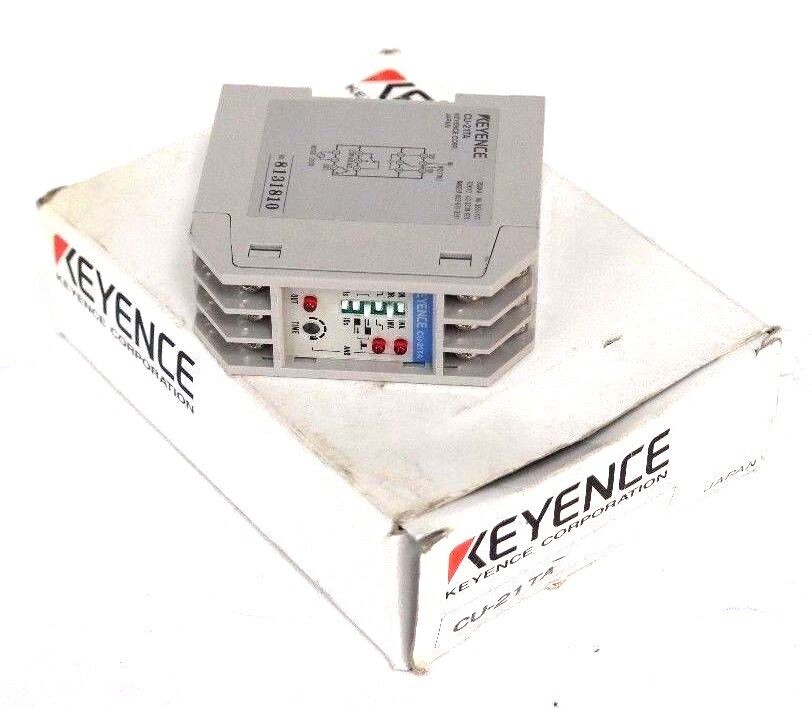 NIB KEYENCE CU-21TA SENSOR CONTROL UNIT CU21TA NO. 8131810