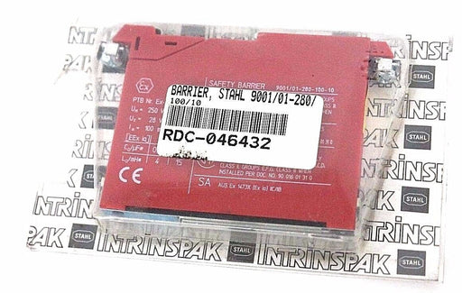 NIB STAHL INTRINSPAK 9001/01-280-100-10 SAFETY BARRIER 24V, 90010128010010