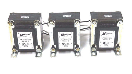 LOT OF 3 MAGNETEK TRIAD VPS230-350 POWER TRANSFORMERS CLASS B VPS230350