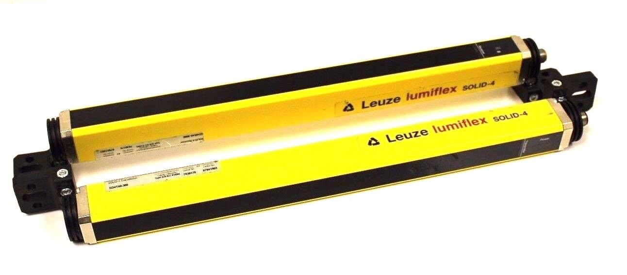 LEUZE LUMIFLEX SOLID-4 LIGHT CURTAINS SD4T40-300 67841903 / SD4R40-300E 67841203