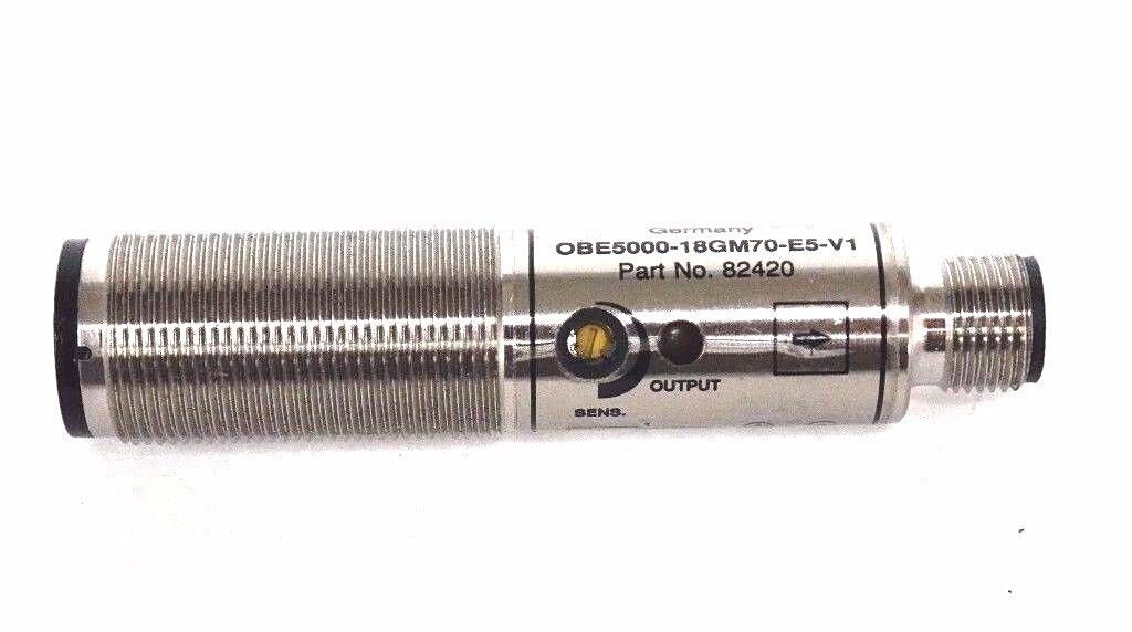 NEW PEPPERL + FUCHS OBE5000-18GM70-E5-V1 SENSOR PN# 82420 OBE500018GM70E5V1