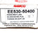 NIB NAMCO EE530-50400 PXSW SENSOR, RECT, LED FSENSE,NO,SCP, 5A, 20-230VAC/DC