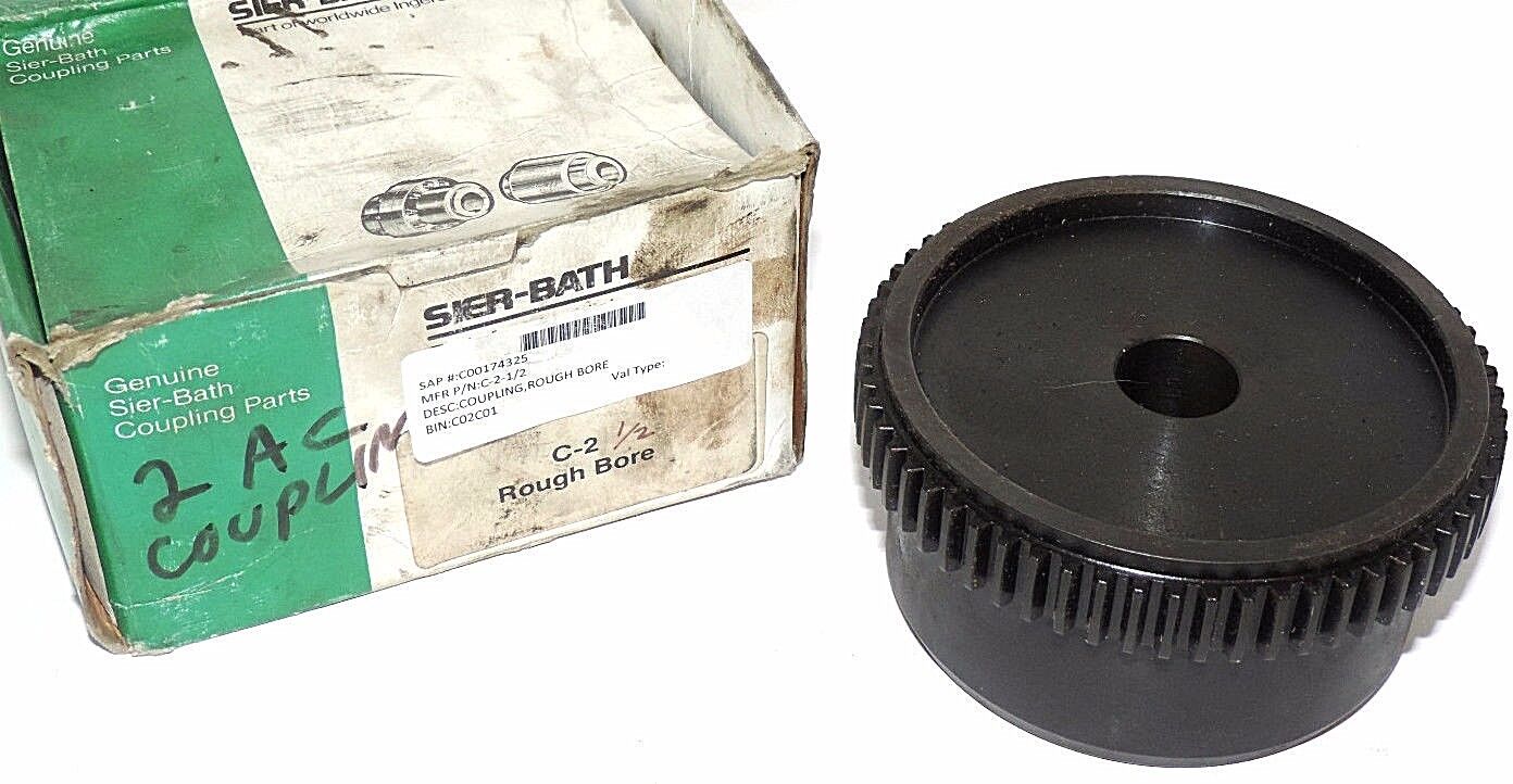 NIB SIER-BATH C-2 1/2 , 7/8" ROUGH BORE 62 TOOTH SPROCKET