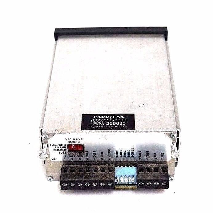 CAPP/USA  266680 TACHOMETER W/ALARMS, P/N: 266680