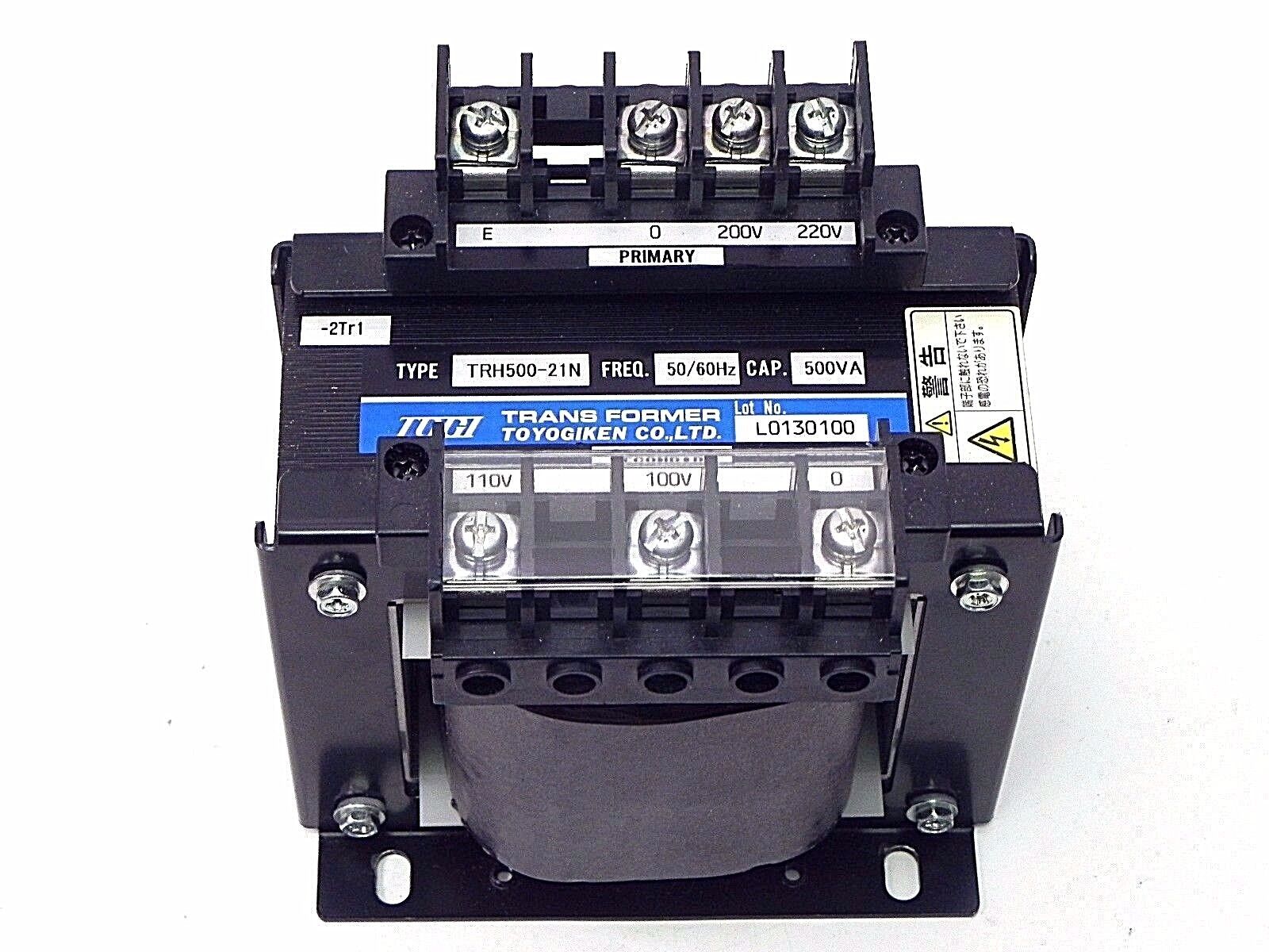 NEW TOGI TRH500-21N TRANSFORMER L0130100, 50/60HZ, 500VA