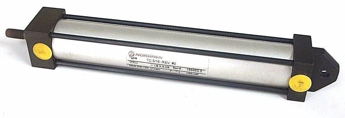NEW NORGREN TC-5/16-REV#0 CYLINDER 1-1/8 X 6-3/8 H99-EM TC516REV0