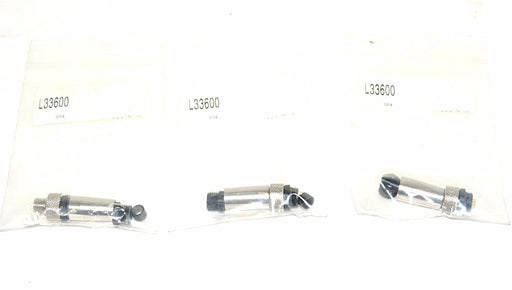 LOT OF 3 NIB IFM EFFECTOR L33600 CONNECTORS