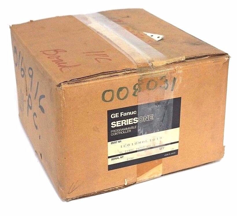 NIB GE FANUC IC610MDL101B 24VDC INPUT MODULE MDL/8 - MASTER CASE OF 10