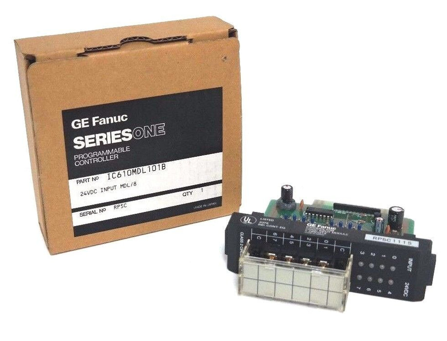 NIB GE FANUC IC610MDL101B 24VDC INPUT MODULE MDL/8 - MASTER CASE OF 10