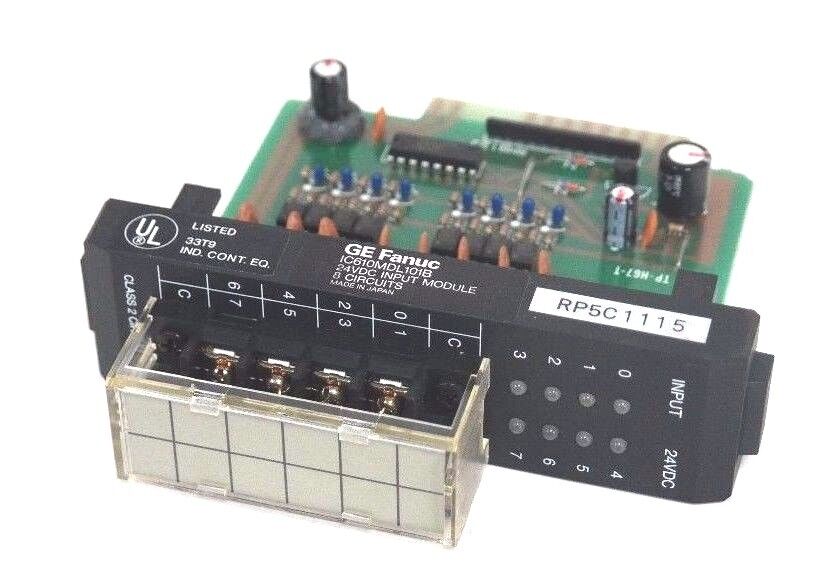 NIB GE FANUC IC610MDL101B 24VDC INPUT MODULE MDL/8 - MASTER CASE OF 10