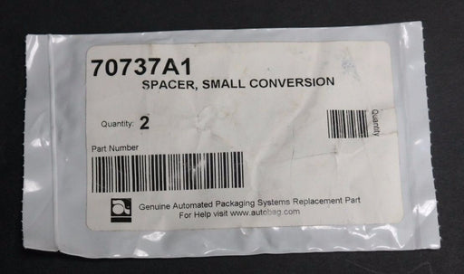 NIB AUTOMATED PACKAGING SYSTEMS 70737A1 SPACER, SMALL CONVERSION (QTY: 2)