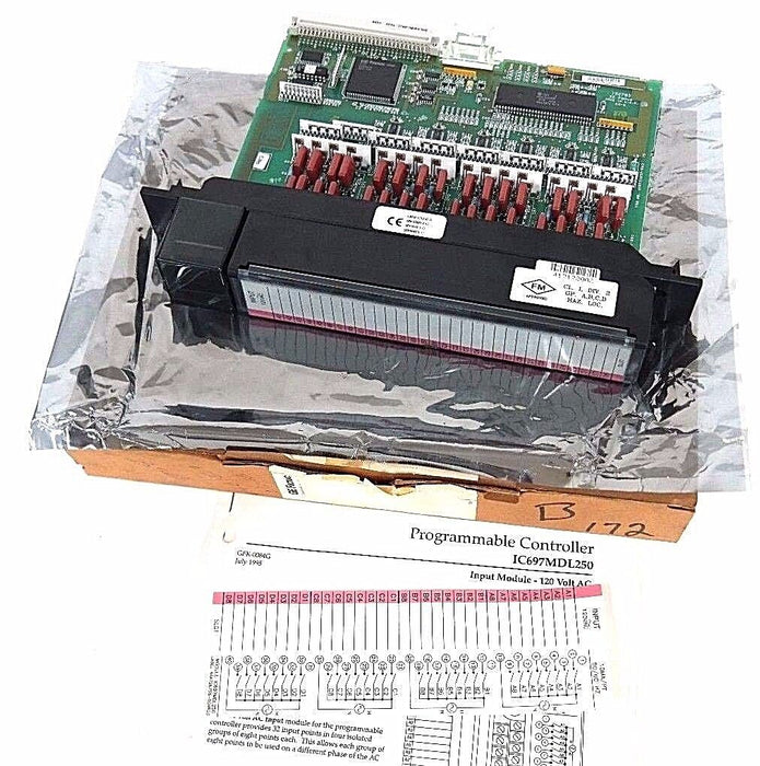 NEW GE FANUC IC697MDL250 INPUT MODULE 32POINT 120VAC, 44A731657-003