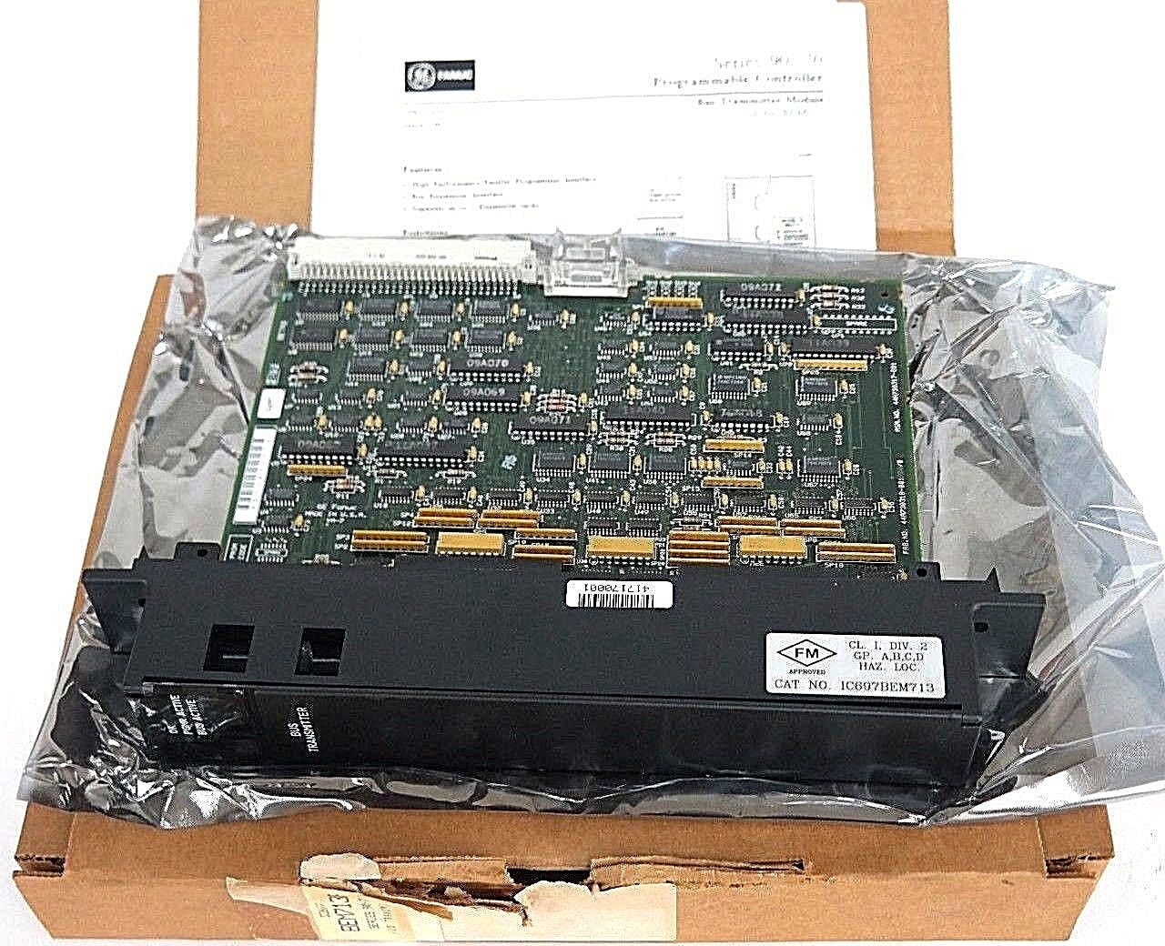 NIB GE FANUC IC697BEM713F BUS EXP TRANSMITTER MODULE IC697BEM713, 44A726758-103