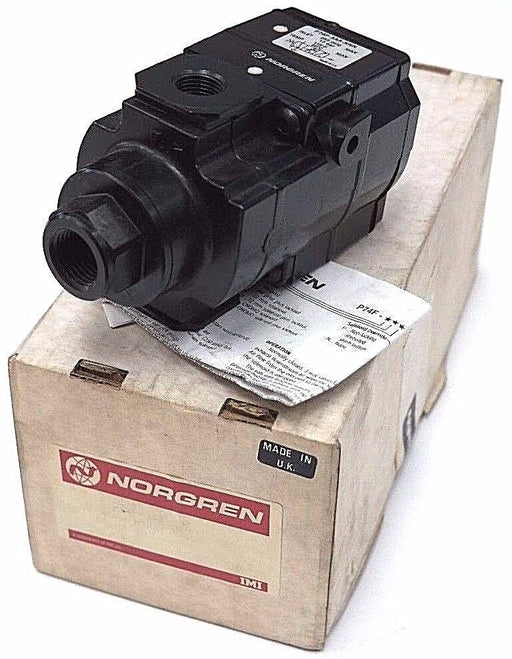 NIB NORGREN P74F-3AA-NNN VALVE AIR PILOT SOFT START 250PSIG, 17BAR, 175F, 80C