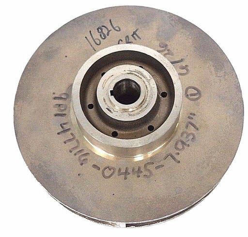 NEW GOULDS PUMP 3-7-245 VANE IMPELLER 9P1 47716-0445-7.937" BRASS