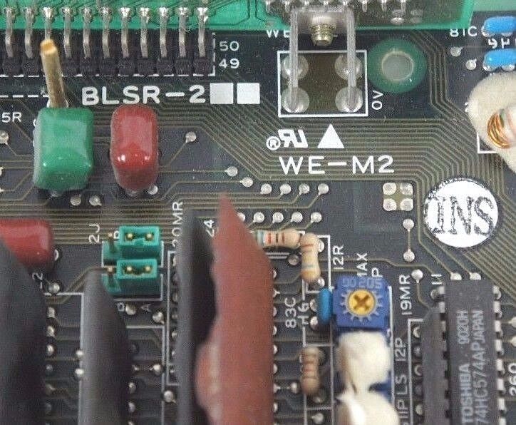 RELIANCE ELECTRIC MD-B4003E BOARD BLSR-2 247030025 W/ DSPL-001 WE-M2, MDB4003E