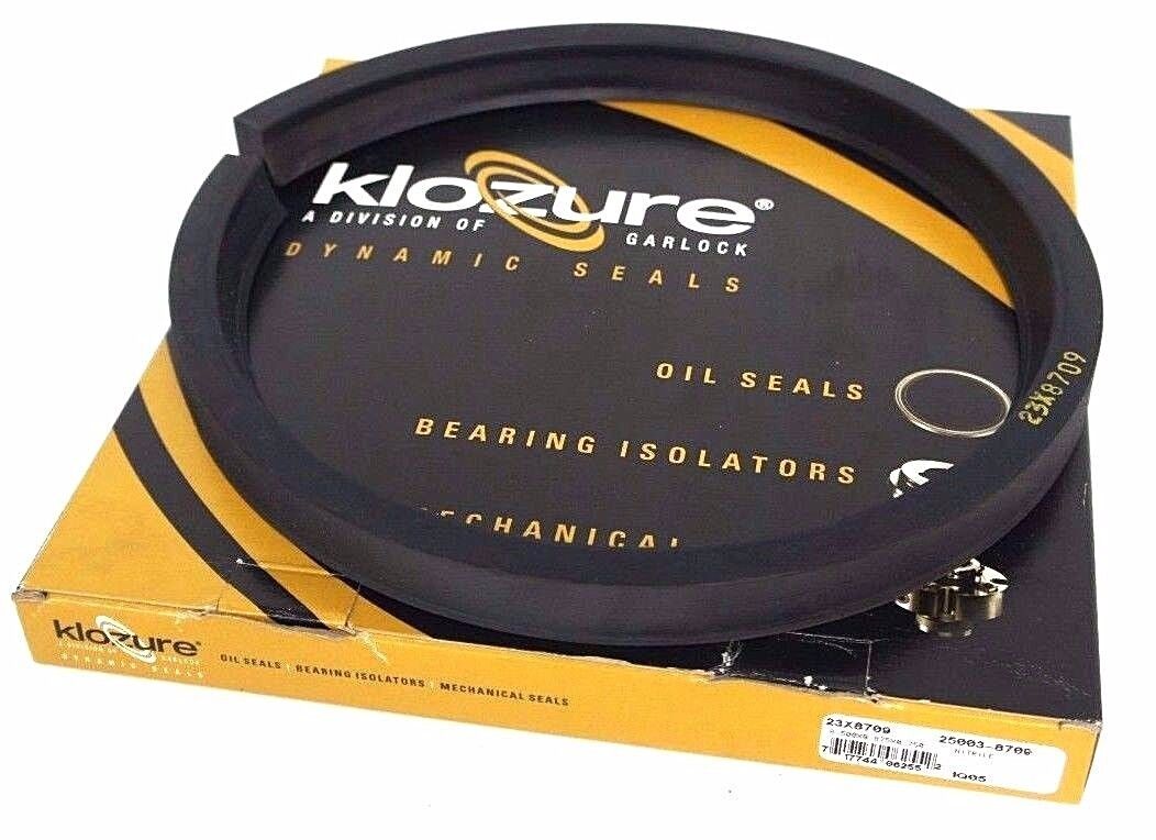NIB KLOZURE GARLOCK 25003-8700 23X8709 MILL RIGHT N SPLIT, 8.500" ID, 9.875" OD