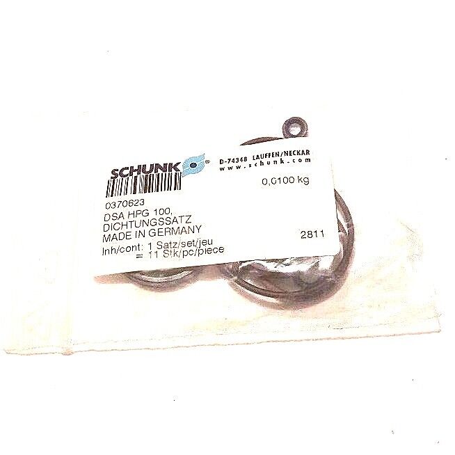 LOT OF 2 NEW SCHUNK DSA HPG 100 SEAL KIT 0370623