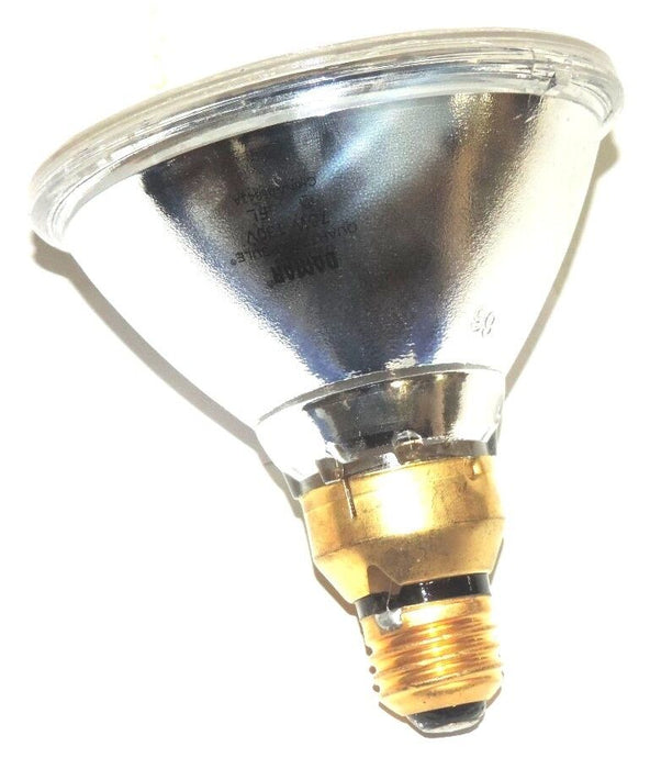 LOT OF 2 NIB DAMAR 75PAR38QFL CLEAR FLOOD LIGHTS, E26 MEDIUM, 75 WATT, 130 VOLT