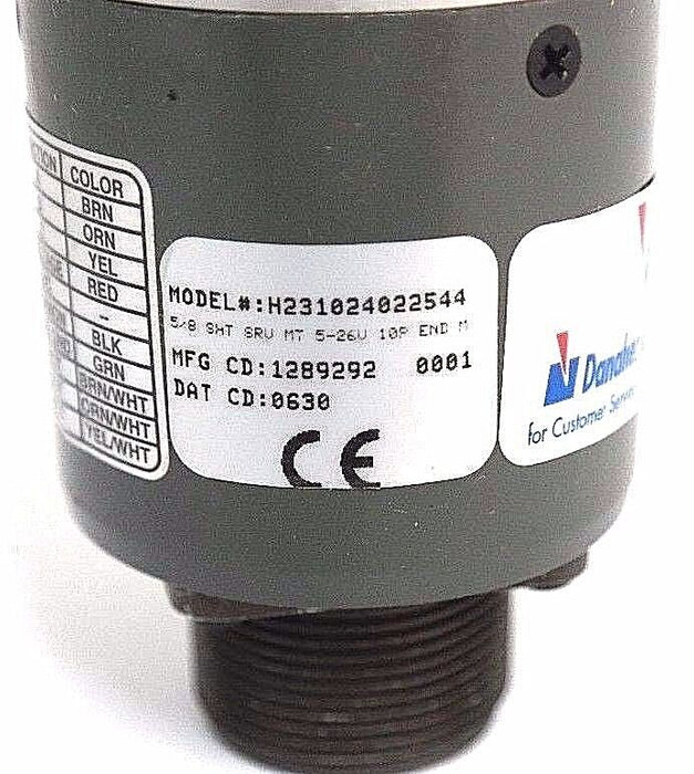 NEW DANAHER CONTROLS DYNAPAR H231024022544 5/8 SHT SRV MT 5-26V 10P END M
