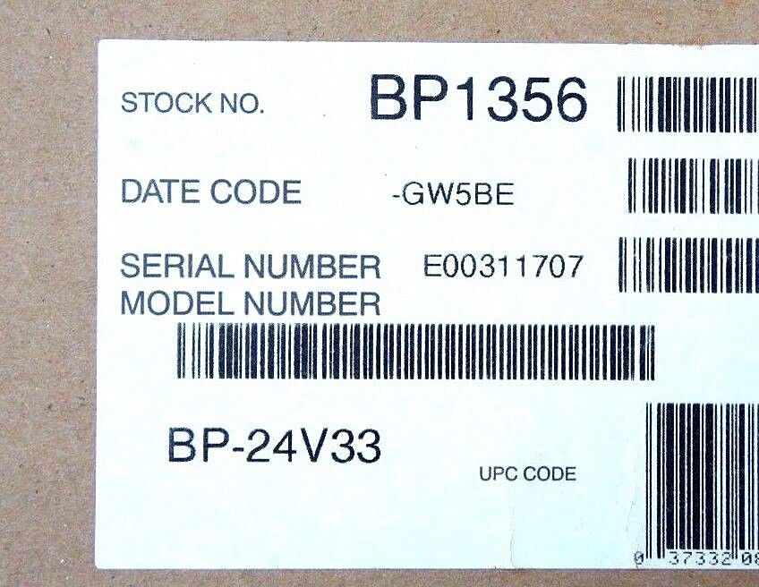 NIB TRIPP LITE BP-24V33 BP SERIES EXTERNAL BATTERY PACK BP24V33