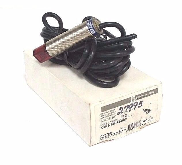 NIB TELEMECANIQUE XU5N18PP340W PHOTOELECTRIC SENSOR 072789 UE:12..24V