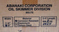 NIB ABANAKI 8'' WIDTH CORROSION RESISTANT BELT C-C LENGTH BM8SE0024 BM8SE
