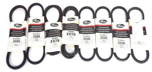 LOT OF 8 NEW GATES TRUFLEX V BELTS 4L250 4L285 4L470 4L280