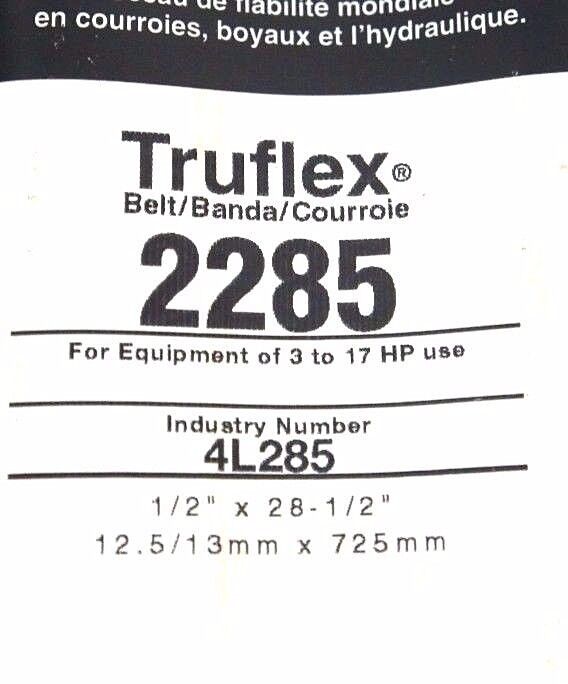 LOT OF 8 NEW GATES TRUFLEX V BELTS 4L250 4L285 4L470 4L280