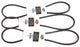 LOT OF 3 GATES 4L480 TRUFLEX V BELTS 2480 1/2" X 48"