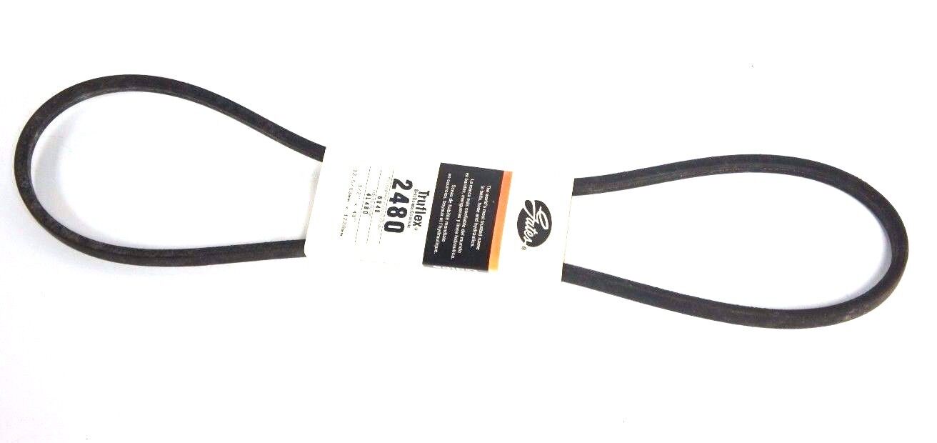 LOT OF 3 GATES 4L480 TRUFLEX V BELTS 2480 1/2" X 48"