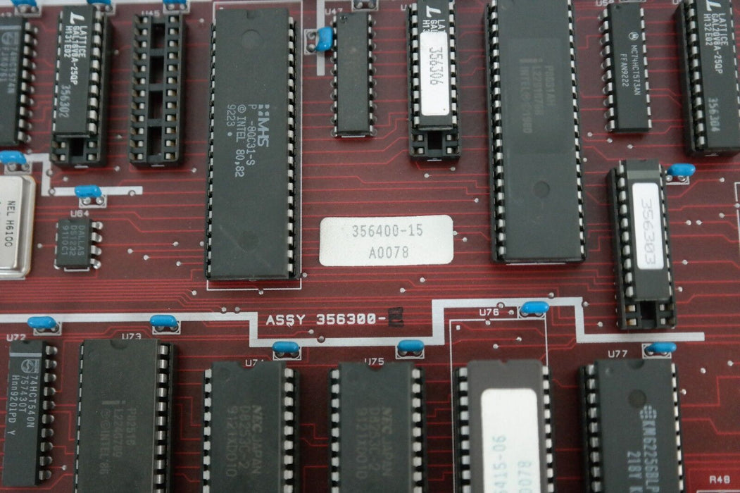 VIDEO JET 356400-15 A0078 MOTHER BOARD ASSY: 356300-E 356332-1